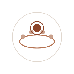 Geometric mark for Virtual CISO: a single figure at the head of a table, ringed by four smaller figures.